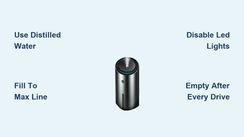 How to Use Car Humidifier: Quick Guide